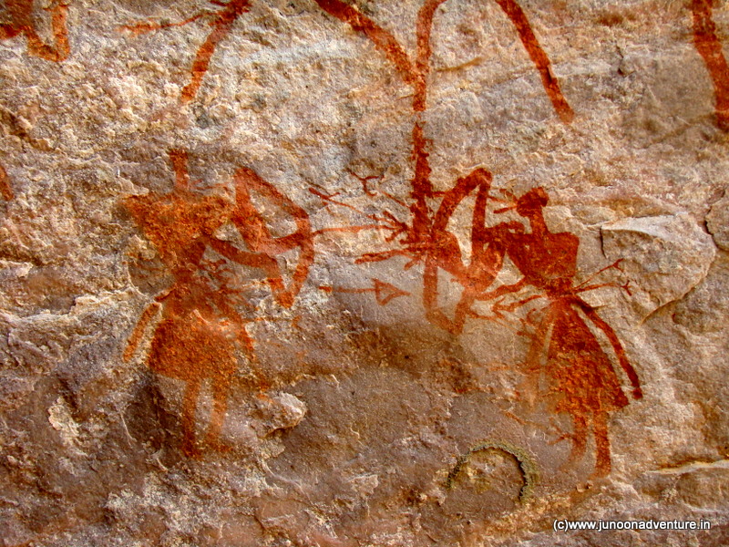 Rock Paintings at Kathotiya - Junoon Adventure