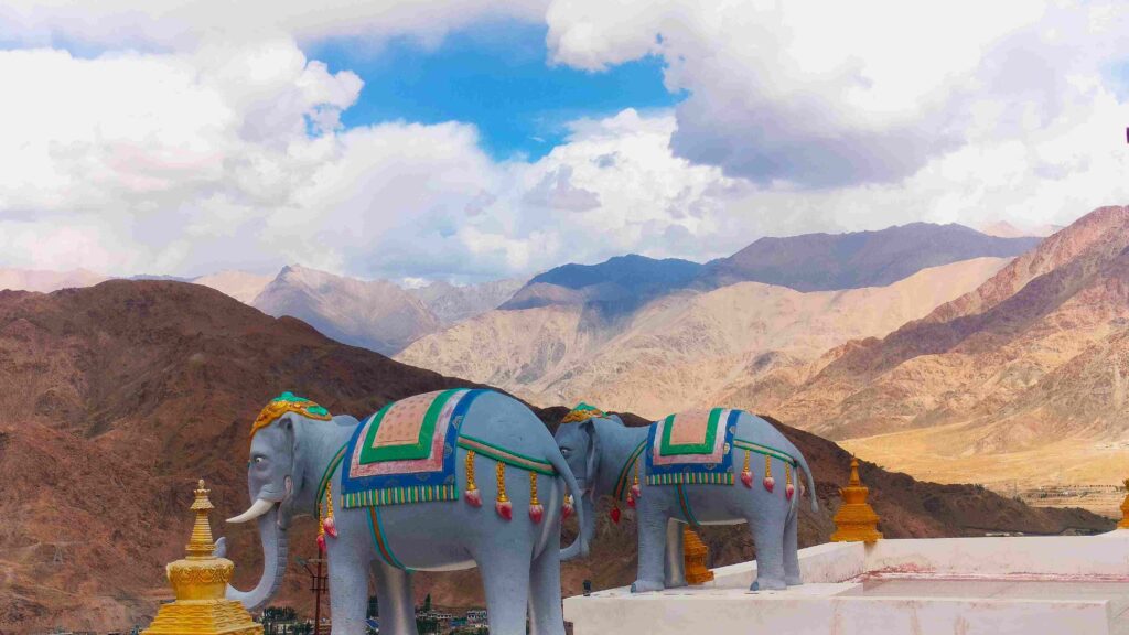 Hemis Monastery - View from the roof - Junoon Adventure
